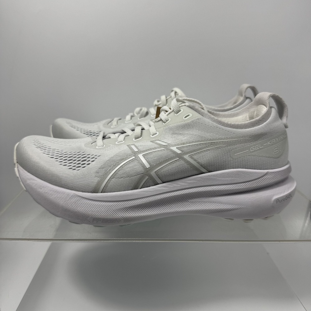Brand New Asics GEL-KAYANO 31 White White Running 1012B670-101 Women's Size 10